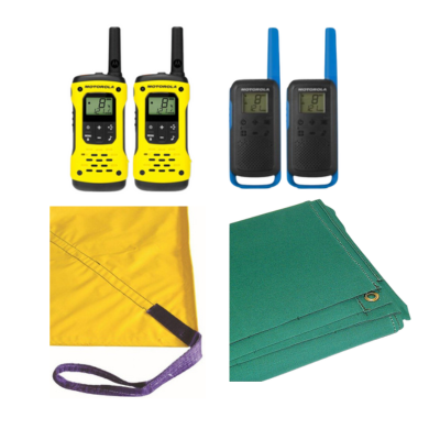 Dust Sheets & Site Radios Dust Sheets & Site Radios